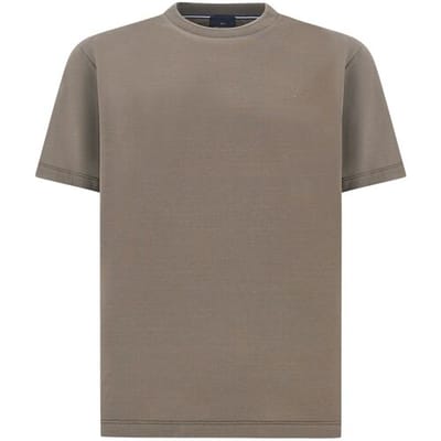 Paul & Shark T-Shirt Silver Collection Fine Piqué Cotton Morel / male