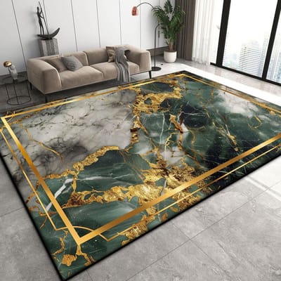 Luxe Marmer Decoratie Huis Mat Woonkamer Vloer Groot Oppervlak Antislip Tapijten 200x300 Slaapkamer Bedzijde Gemakkelijk Schoon te Maken Pluche Vloerkleden 60*90cm