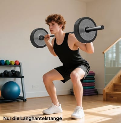 MEUNIQ Olympische halterstang 180 cm staal voor 5 cm halterschijven met geribbelde greep en roterende hulzen, belastbaar tot 200 kg, zwart