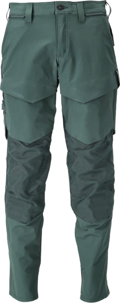 Mascot Customized Broek met kniezakken 22379-311 - Bosgroen - C47 - 76