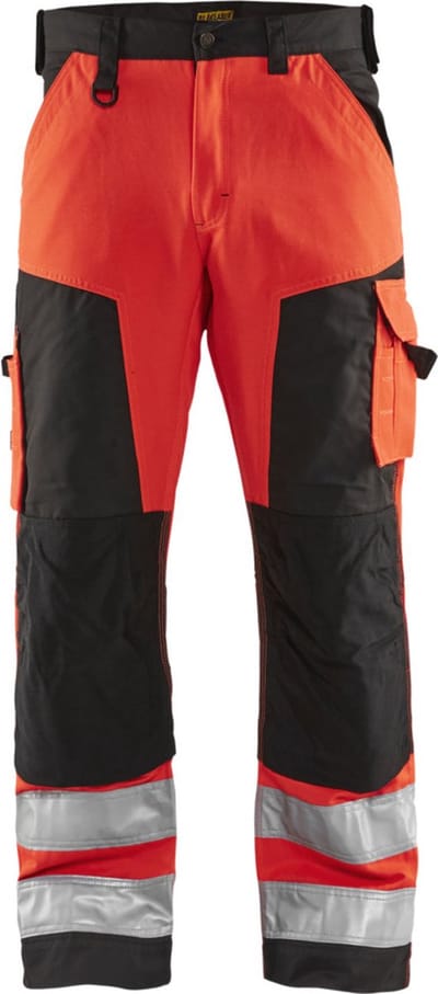 Blaklader Werkbroek High Vis zonder spijkerzakken 1566-1811 - High Vis Rood/Zwart - D100
