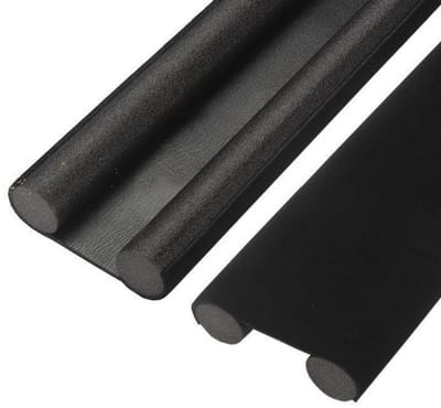 EXCITAT Deurtochtstrip - onderste deurrubber - wind- en geluidsisolatie - 86 cm - 2 stuks