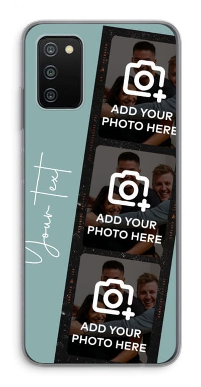 Gepersonaliseerd - Case Company® - Hoesje geschikt voor Samsung Galaxy A03S hoesje - Filmrol N°1 - Soft Cover Telefoonhoesje - Bescherming aan alle Kanten en Schermrand