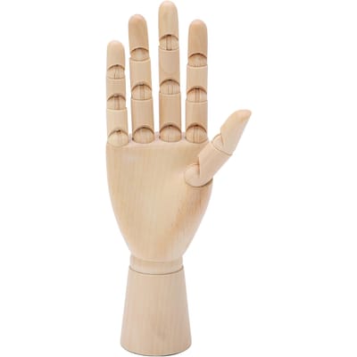 Houten Hand Rotatie Gewricht Professioneel Handmodel Verschillende Vormen Houten Mannequin Hand voor Schetsen Cartoon Decoreren Right