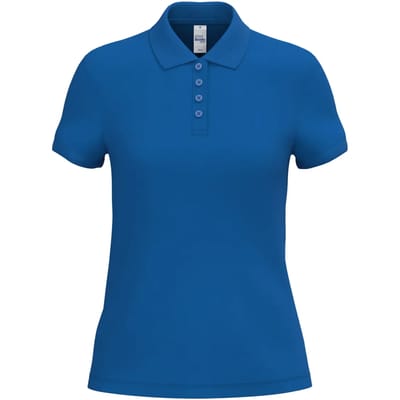 Biologisch pique polo voor dames iDeal Basic Brand