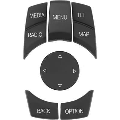 Middenconsole Multimedia Knop Kit Multi Media Bedieningsknop Afdekking voor E84 E70 E71 E72 E81 E82 E Chassis Matte Black