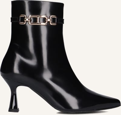 Lodi Gominola Enkellaarsjes - Enkelboots met rits - Dames - Zwart - Maat 38