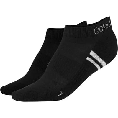 Gorilla Wear Quarter Sokken 2-Pack - Zwart - 35-38