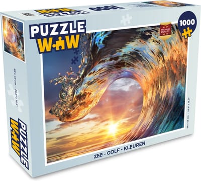 Puzzel Zee - Golf - Kleuren - Legpuzzel - Puzzel 1000 stukjes volwassenen