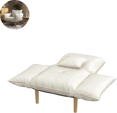 Fauteuil - Relaxzetel - Relaxstoel - Relaxfauteuil - Stoel - Voor één Persoon - Beige