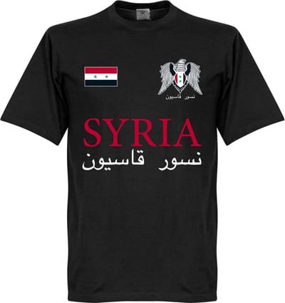 Syrië National T-Shirt - Zwart - XL