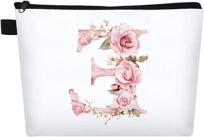 Persoonlijke A-Z Make-up Tas voor Vrouwen - Unieke Cosmetica Tas, Reis Toilettas, Perfect voor Bruidsmeisjes en Verjaardagen