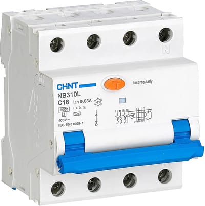 Chint Hoogwaardige 3-fasen NB310L Aardlekautomaat (16A)