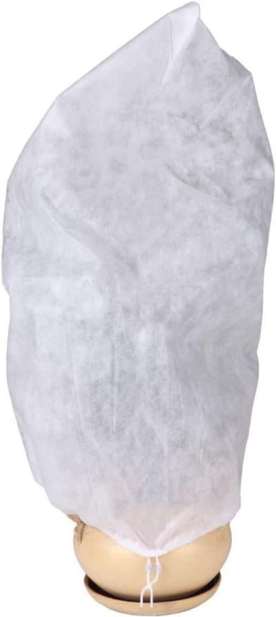 Winter Plantenbeschermhoes met Trekkoord 65 x 90 cm - 2 stuks | Frostbestendig en Ademend