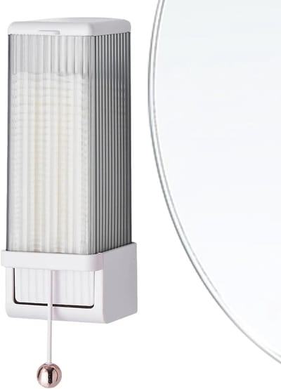 Wattenschijf Organizer - Opberger Houders - Badkamer Opruimen - Stofdicht Ontwerp - 19 cm Lengte - Wit