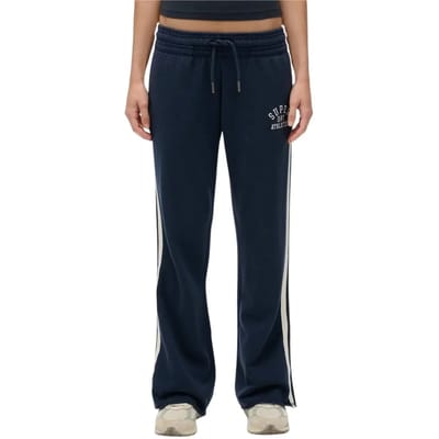 Superdry - Athletic Essentials Flare Joggingbroek met Strepen - Dames - Broeken