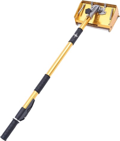 Tumex - Gipsplaten Schraper - Gipsplaatgereedschap - 5 Verstelbare Tandwielen - Verstelbare Staaf 90-150cm - Voor Gipsplaten en Wanden