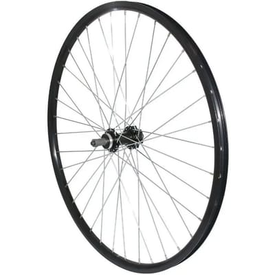 Mountainbike wiel disc achter aluminium dubbelwandige naaf 36 spaken aluminium 6 gaten P2R 8-7-6V.