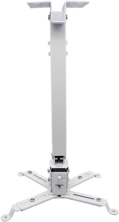 Projector Beugel - Muurbeugel Plafond - Thuisbioscoop Inrichten - Verstelbare Lengte - Max 20kg Draaglast - Wit