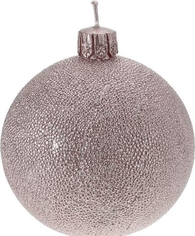 Kerstbal - Kaarsen - Champagne kleurig - 2 stuks per verpakking - Kerst kaarsen - Kerst Decoratie - per 2 verpakkingen
