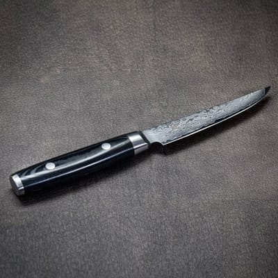 Yaxell Ran Steakmessen Set - 6 Messen met Houder - Japanse Kwaliteit