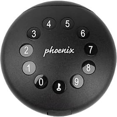 Sleutelkluis Phoenix Palm KS0211E, gemotoriseerd sleutelslot, bediening via app, Bluetooth, water- en stofdicht IP65, zwart