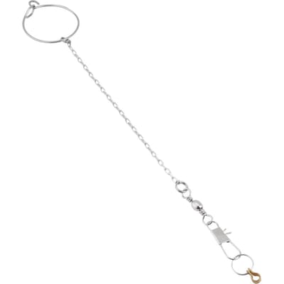 3.5 4.5 5.5mm Acier Inoxydable Perroquet Animal Oiseaux Support de Patte Chaîne Anneau Jouets 5.5mm white