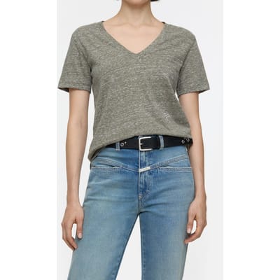 Closed V T-shirt Faded Green Größe: XS | Hemden Outlet | Damen | Grün