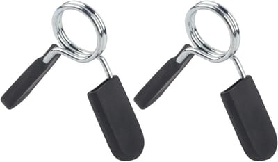 Spring Clips voor Halters, 25 mm - 2 Stuks, Veersloten, Halterstang Accessoires, Zwart
