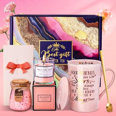 Verjaardagscadeaus voor Vrouwen - Ontspannende Spa Mand Geschenken voor Vriendschap