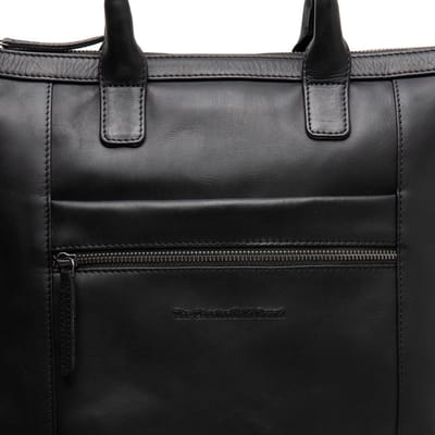 The Chesterfield Brand Leren Vrije tijd rugzak Rugzak met laptopvak Luisa Backpack Black Zwart