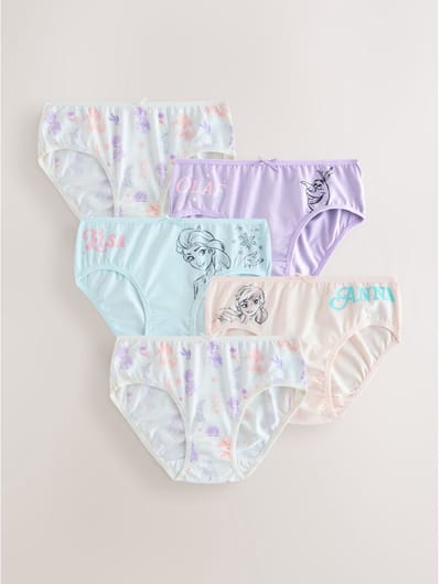Next - Meisjes - Disney Frozen set van 5 slips - Roze
