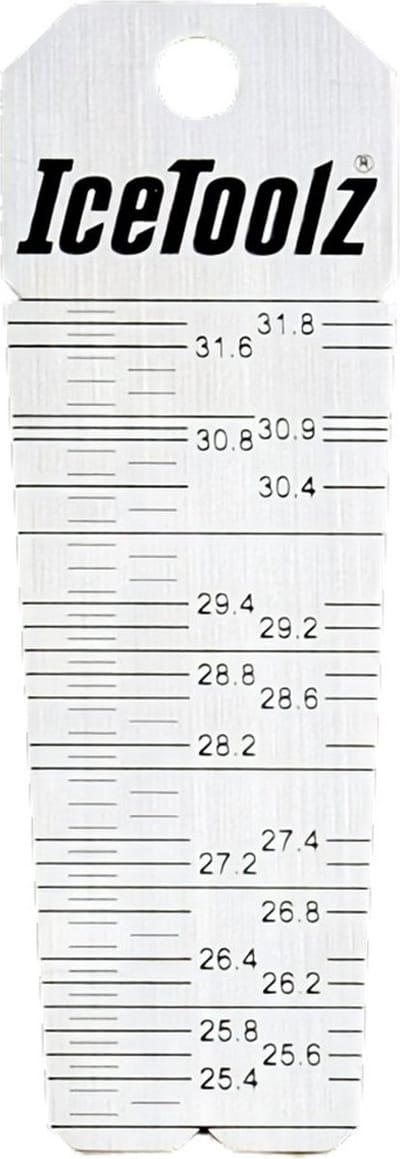 Zadelpenbuismaat IceToolz E326 (ø 25,0 ~ ø31,8 mm)