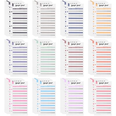 Budgetplanner A6 - 60 Budgetbladen - 6-gats Papier - Geschikt voor Budgetmappen - Duurzaam Papier - Ideaal voor Budgetbeheer - Budgetpapier