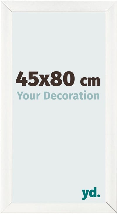 Your Decoration - Fotolijst 45x80 cm - MDF - Wit Geveegd - Pisa