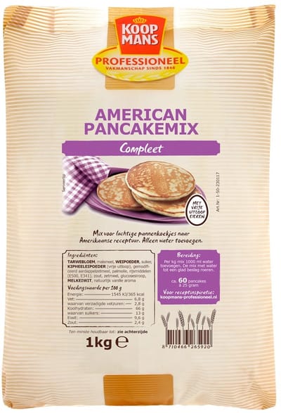 Koopmans Professioneel American Pancakemix Compleet 1 kg