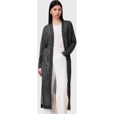 AllSaints Kaito Cardigan Carbon Grey Taglia: M | Cardigan Outlet | Donna | Grigio