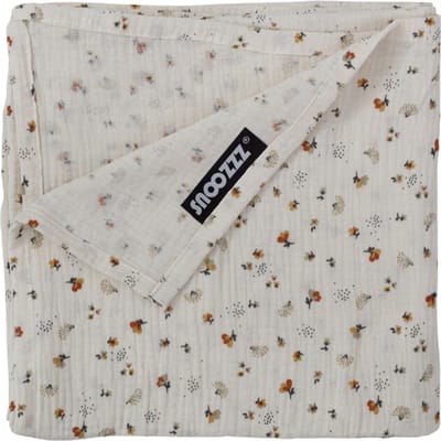 Snoozzz Hydrofiele Doek XL - 120 x 120 cm - 100% Katoen - Extra Zacht - Flower