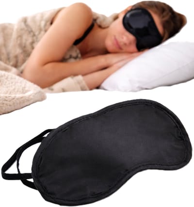 3D Slaapmasker I Oogmasker I Slaapmasker Voor Ogen I Reismasker I Ultra Licht I Zwart