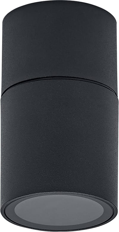 OSRAM buitenwandlamp, GU10, donkergrijs, glas, IP54, 103 mm, 0-5 W, 1 lichtbron, levensduur 25.000 uur, IK06, beschermingsklasse II, montagemateriaal inbegrepen