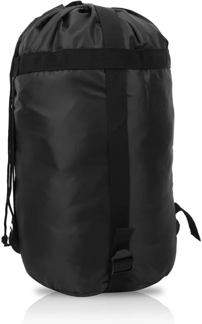 Dailygoods- Opbergzak Compressie - Nylon Doek - 43 x 23 cm - Lichtgewicht 115g - Ideaal voor Slaapzakken - Compacte Opbergtas - Compressiezak