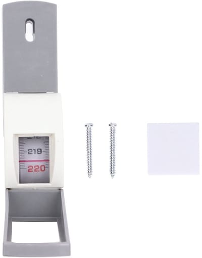 Dailygoods- Stadiometer Hoogtemeter met Kijkvenster - Wandgemonteerd - ABS Materiaal - Geschikt voor Volwassenen/Kinderen - Krasbestendig - Meetbereik tot 2,2 Meter