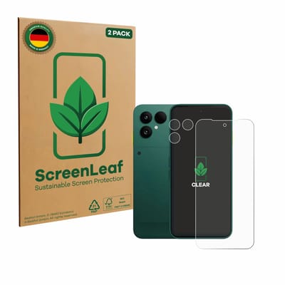 2 Stuks Screenprotector voor Fairphone 6 (Voor+Camera) - Hoogwaardige Beschermfolie transparant
