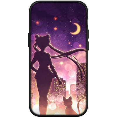 Cover voor iPhone 15 14 Xiaomi Redmi Note 13 12 11 Pro Max X 8 7 9 XR Samsung Galaxy S24 S23 A05 OPPO A15 Huawei Anime Sailor Cartoon Moon Telefoonhoesje for Xiaomi Poco C51 4G
