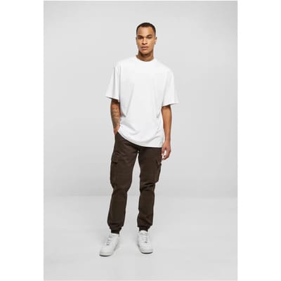 Urban Classics - Washed Cargo Twill Heren joggingbroek - Taille, 30 inch - Bruin