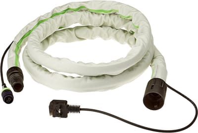 Zuigslang met Huls - Stofafzuigslang - Werkplek Organisatie - 3-in-1 Combinatie - 3.5 Meter - Wit