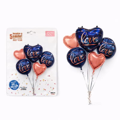 Ballonnen Set 5 stuks – LA Roselle Amsterdam