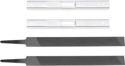 Allecto - Kettingzaag Slijper - Dieptemeter Tool - Superieur Gereedschap - Grijs - Slijpen Kit - Gereedschap voor Hout en Metaal - 2 Sets