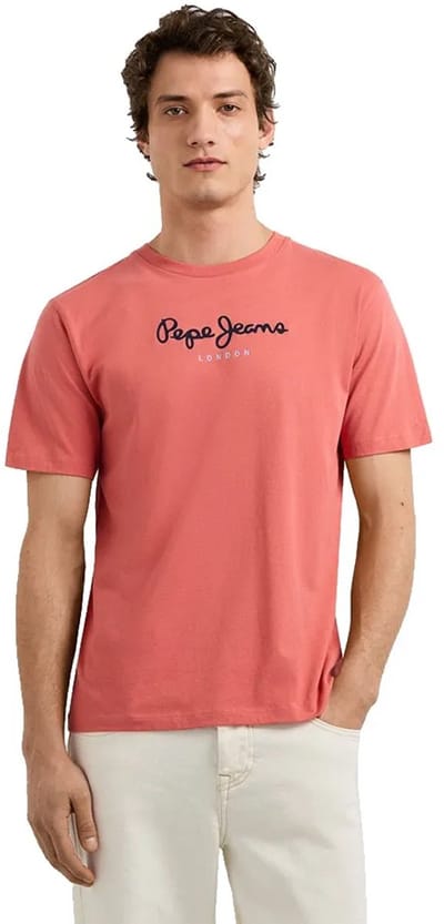 Pepe Jeans Eggo T-shirt Met Korte Mouwen Oranje L Man