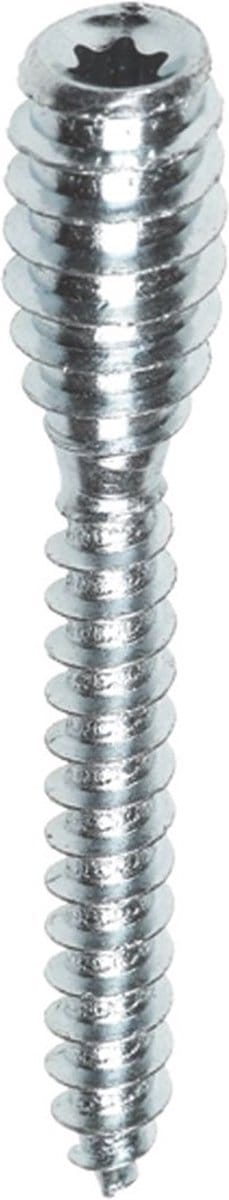 Woodies - Afstandschroeven - Torx 25 - 6 x 120mm - Deeldraad - Verzinkt (50 stuks)